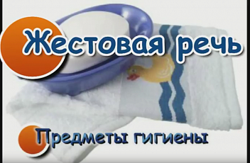 Жестовая речь. Предметы гигиены