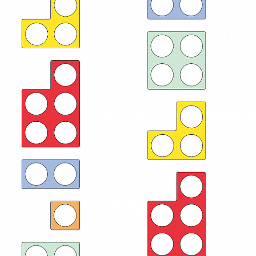 Схемы для конструирования, примеры графических заданий и наглядных пособий для формирования образа числа с использованием Нумикона