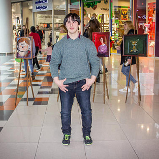 Лексо Тодиашвили – талантливый художник с синдромом Дауна