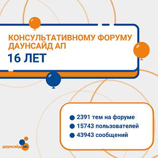 Консультативному форуму Даунсайд Ап 16 лет Консультативному форуму Даунсайд Ап 16 лет