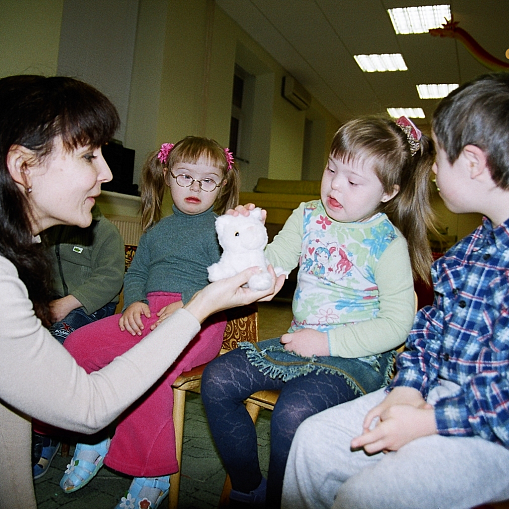 Групповое занятие с детьми 5-6 лет. Логоритмика