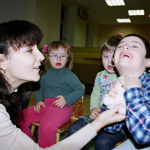 Групповое занятие с детьми 5-6 лет. Логоритмика