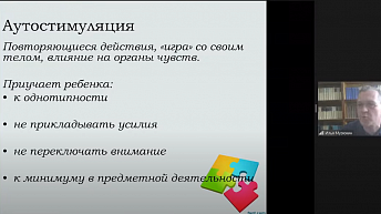 Запись вебинара "Сенсорный дефицит. Аутостимуляции. Поведение. Речь" 2022.06.10