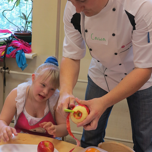 Кулинарный мастер-класс для детей с синдромом Дауна